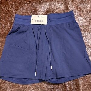 ZYIA Navy Canyon Long Shorts